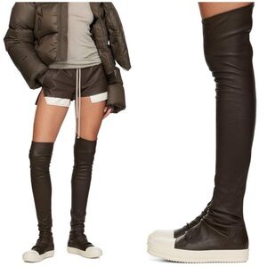 Worn once Rick Owens Black Stocking Sneaks Boots 39 $1,635